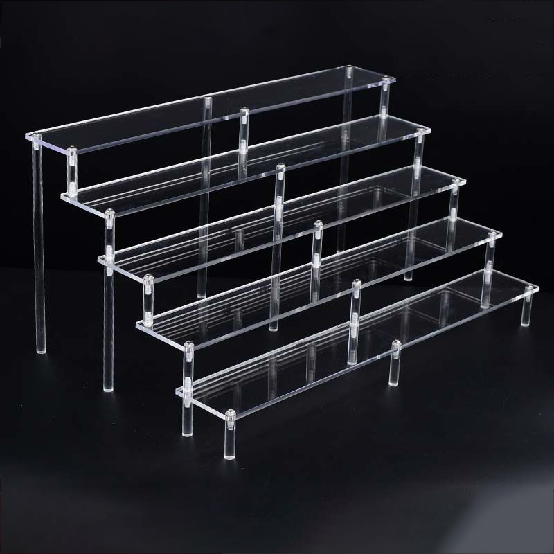 Perfume Villa Fragrance - Clear 1-6 Tier Acrylic Display Stand