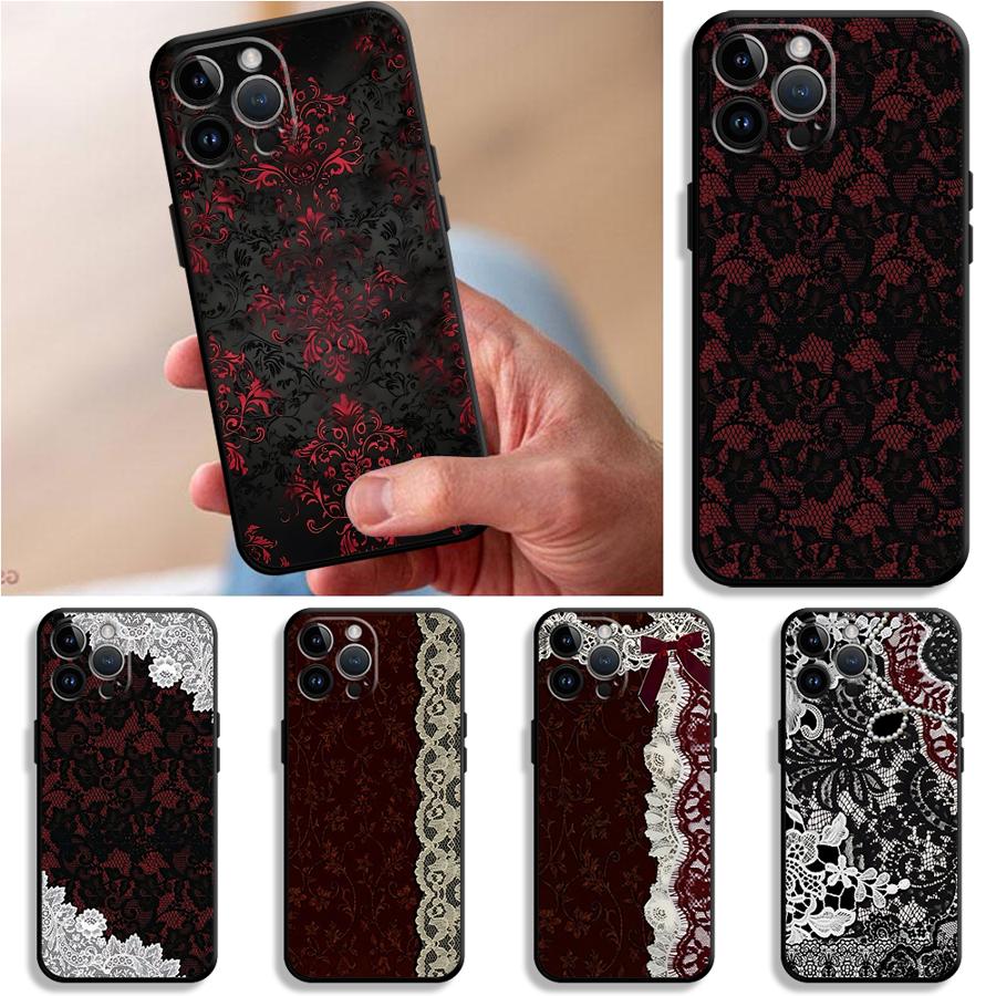 Perfume Pure Xs - Black And Red Sexy Lace Phone