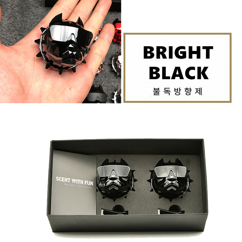 Fragrance Perfume Box - 2Pcs Bulldog Car Perfume Fragrance Diffuser