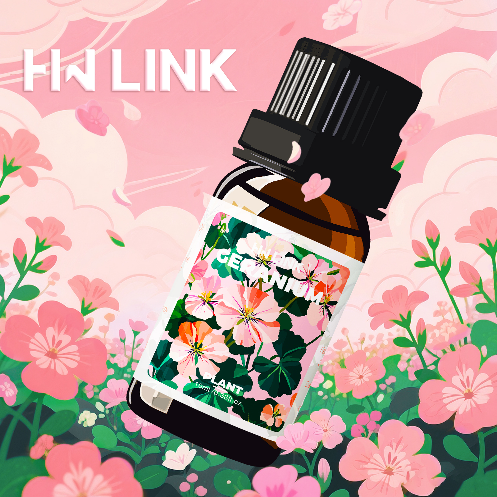 Perfume Fragrance Oil - Geranium Essential Oil 10ml 100% Pure
