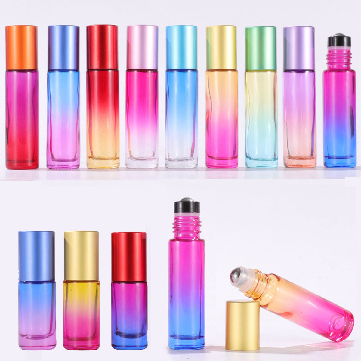 Fragrance Perfume Box - 1X 10x 20X 10ml Gradient Color