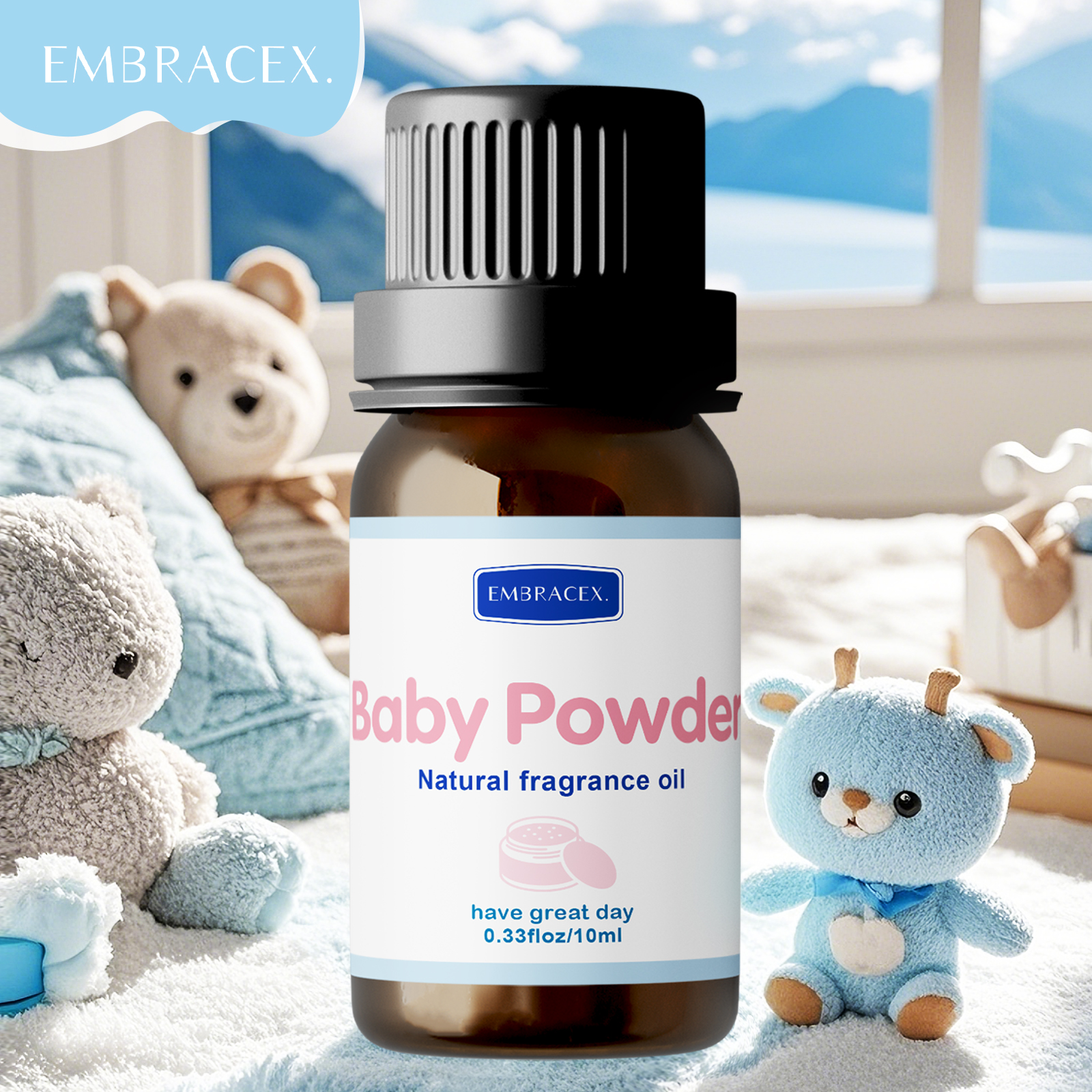 Perfume Fragrance Oil - 10ml Baby Powder Essential Oil Long