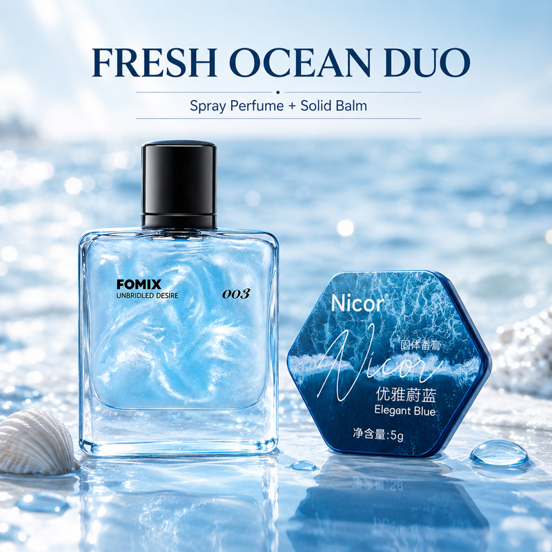2PCS Men's Perfume Gift Set Oc - Cologne Solid Balm recensione e prezzo