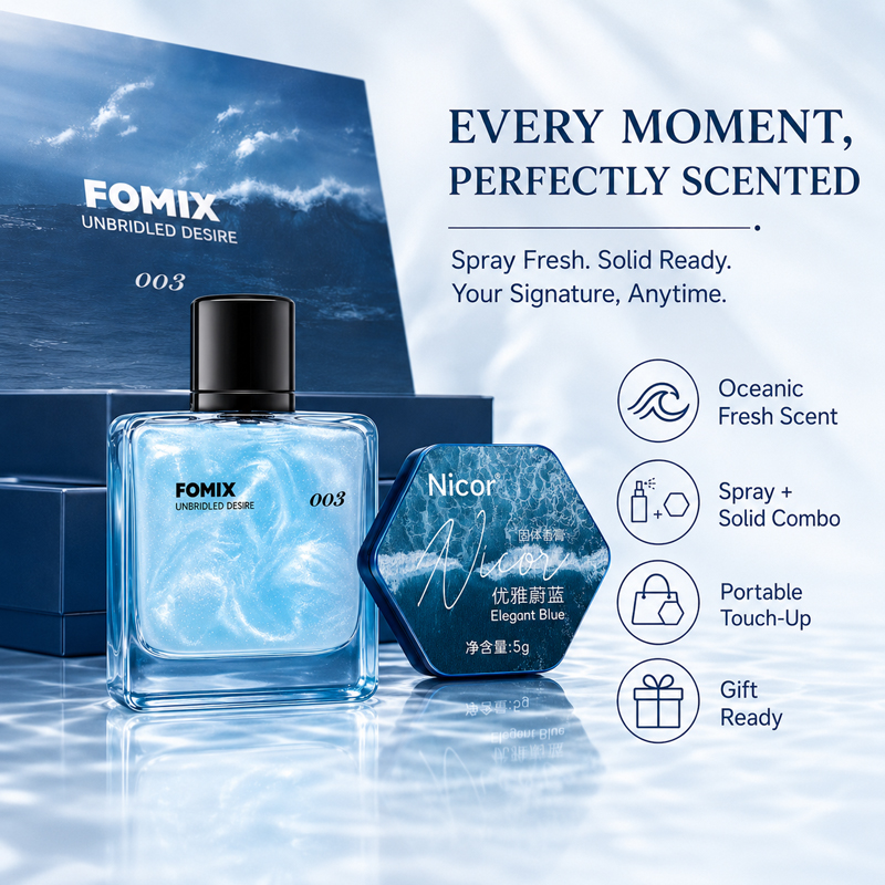 2PCS Men's Perfume Gift Set Oc - Cologne Solid Balm recensione e prezzo