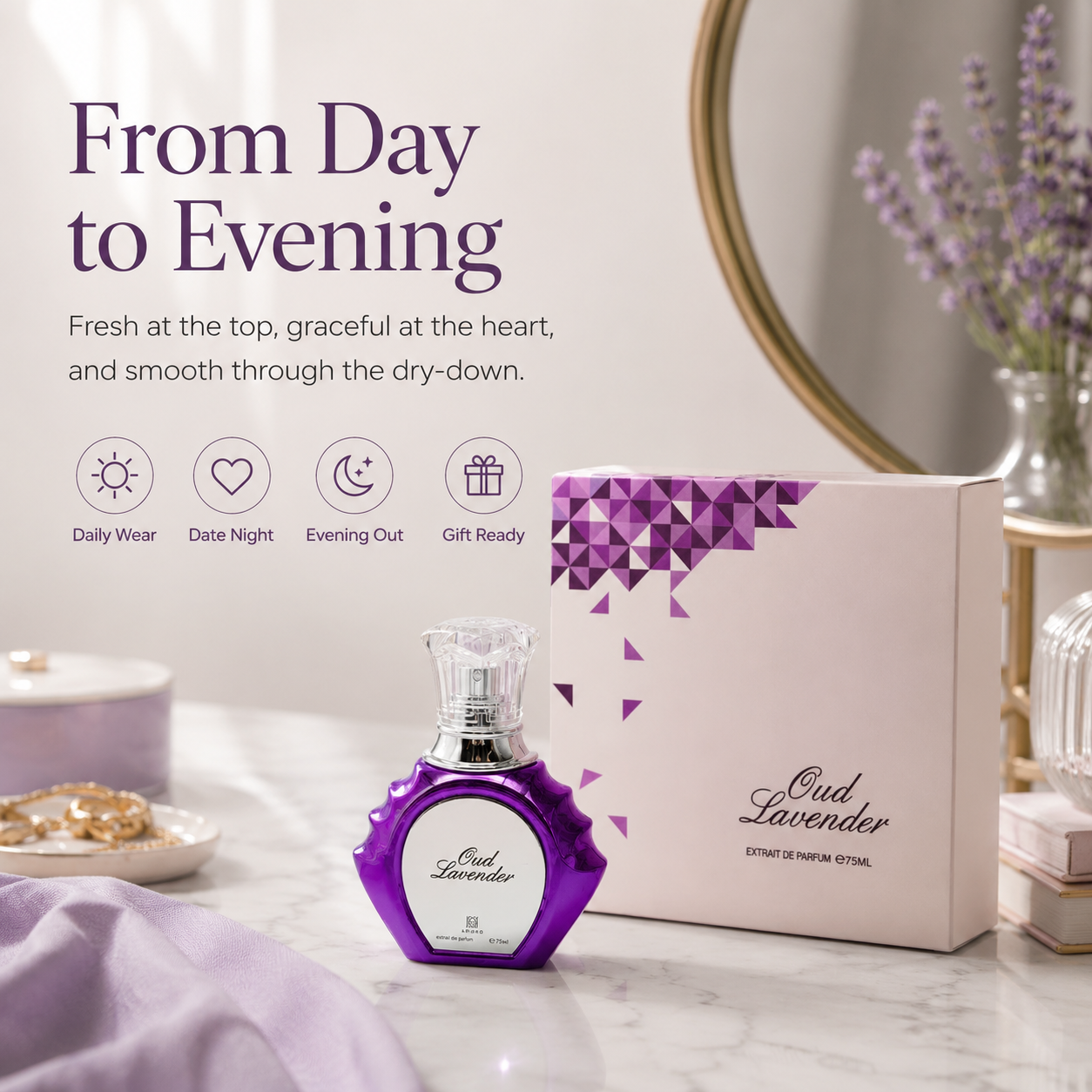 Ahmed Al Maghribi Oud Lavender - Fragrance Perfume In Dubai recensione e prezzo