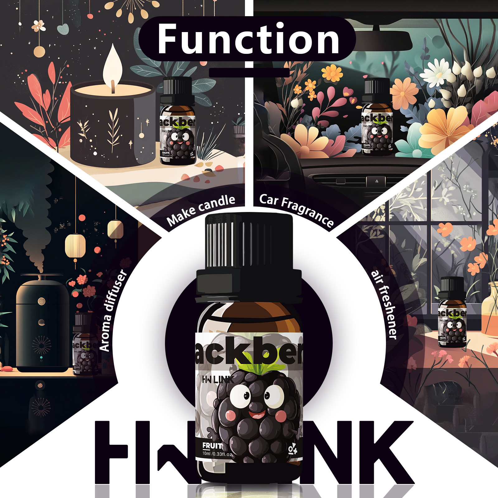 Blackberry Essential Oil Black - Perfume Villa Fragrance recensione e prezzo