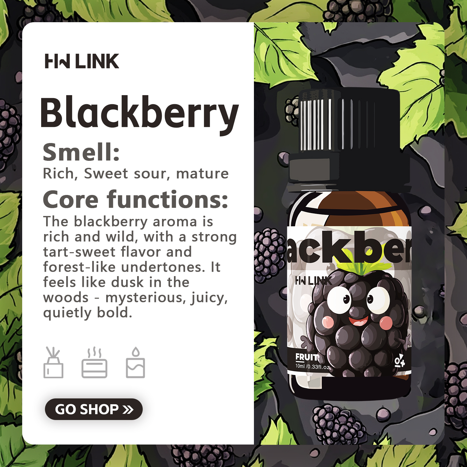 Blackberry Essential Oil Black - Perfume Villa Fragrance recensione e prezzo