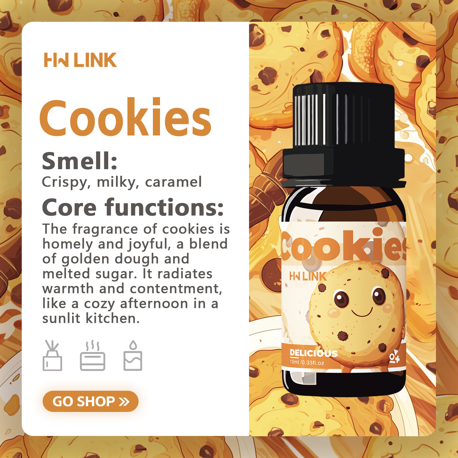 10ml Cookies Essential Oils Pe - Perfume Fragrance Oil recensione e prezzo