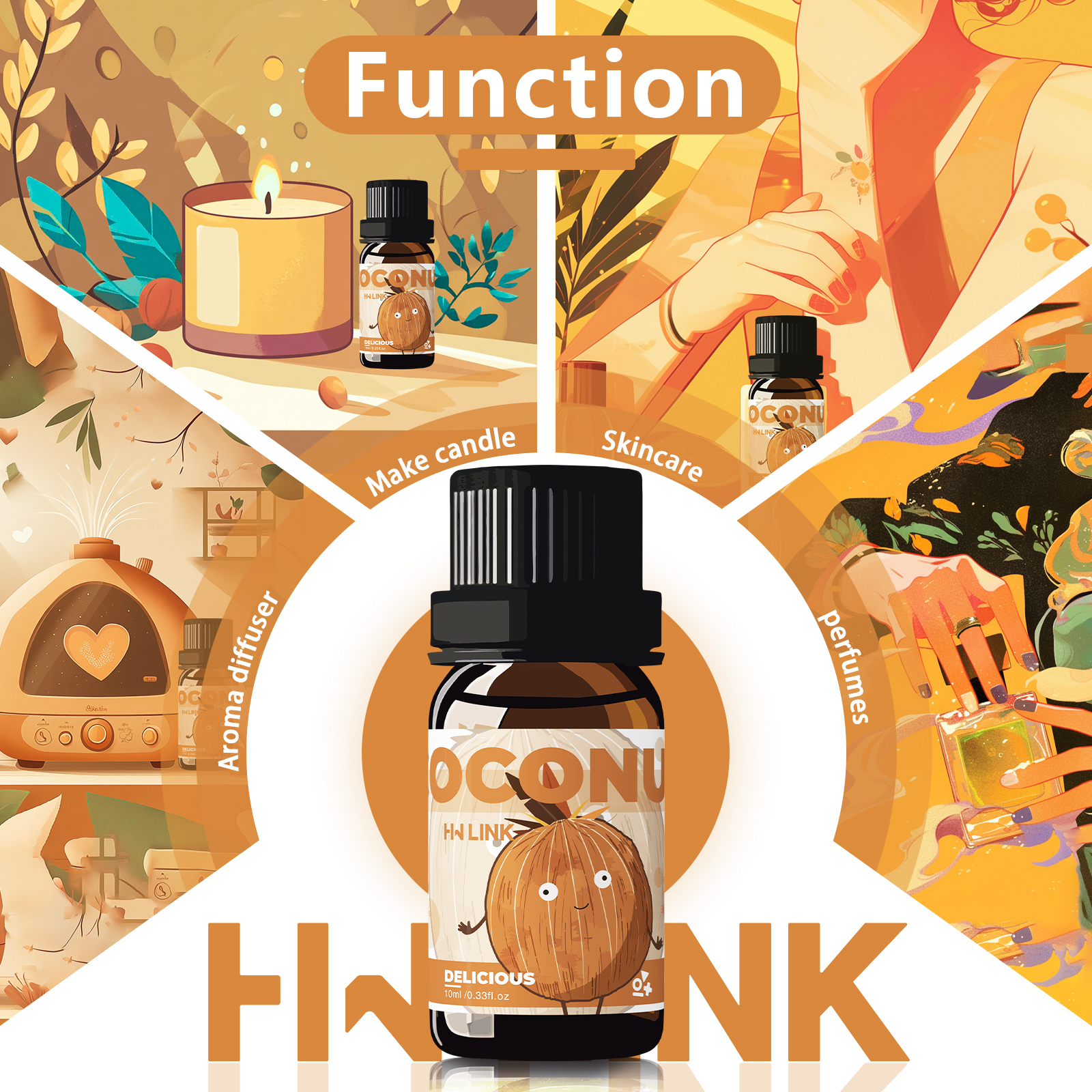 10ml Coconut Essential Oils No - Perfume Fragrance Oil recensione e prezzo