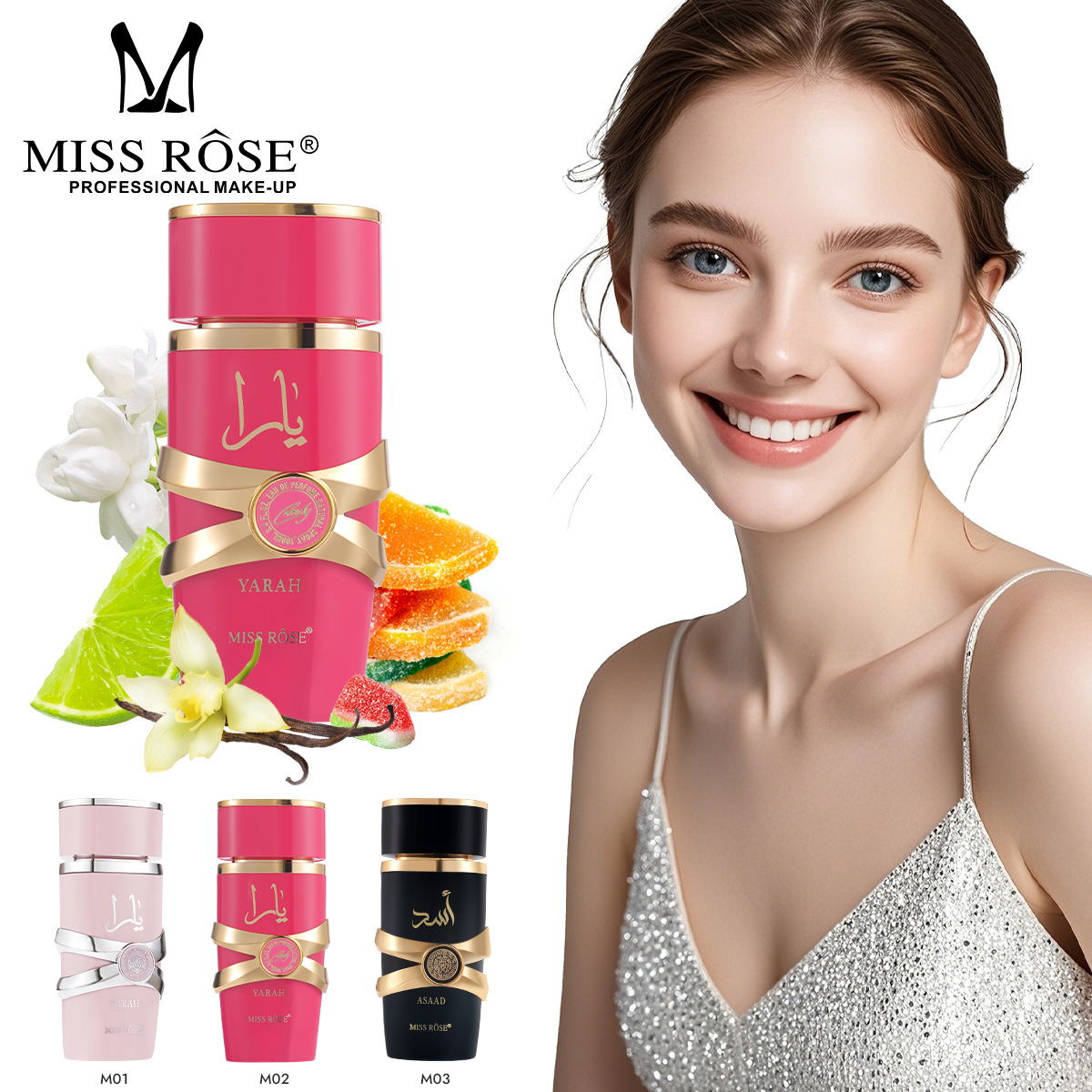 MISS ROSE Unisex Floral Fruity - Fragrance Perfume Box recensione e prezzo