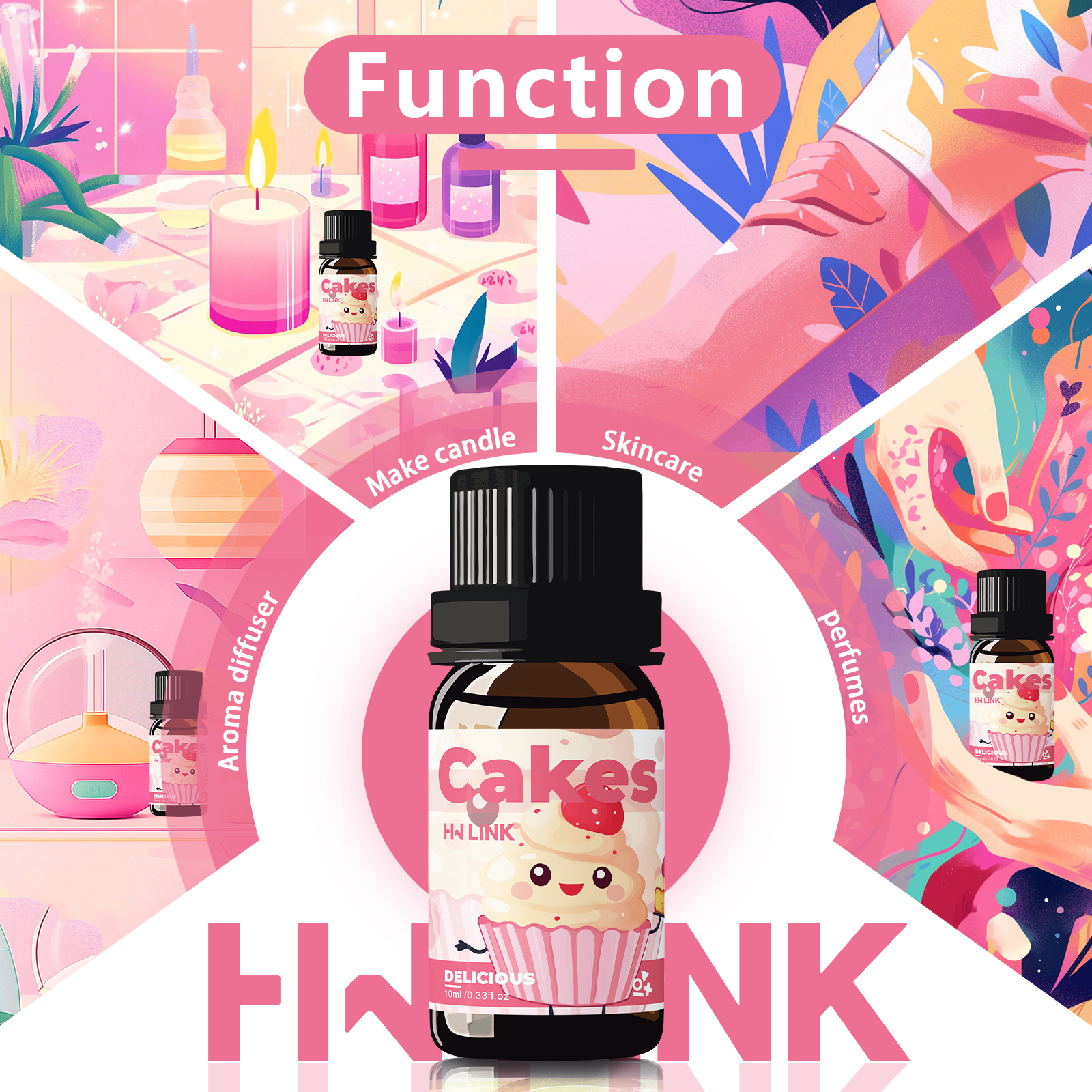10ml Cakes Essential Oils Perf - Perfume Fragrance Oil recensione e prezzo