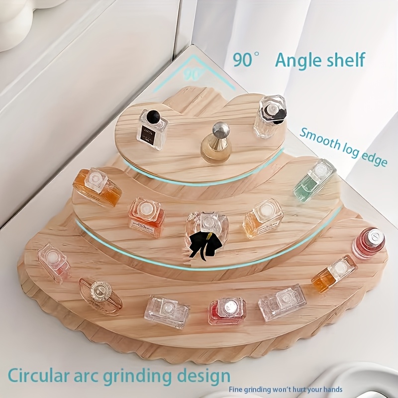 3 Tier Wooden Display Riser St - Perfume Villa Fragrance recensione e prezzo