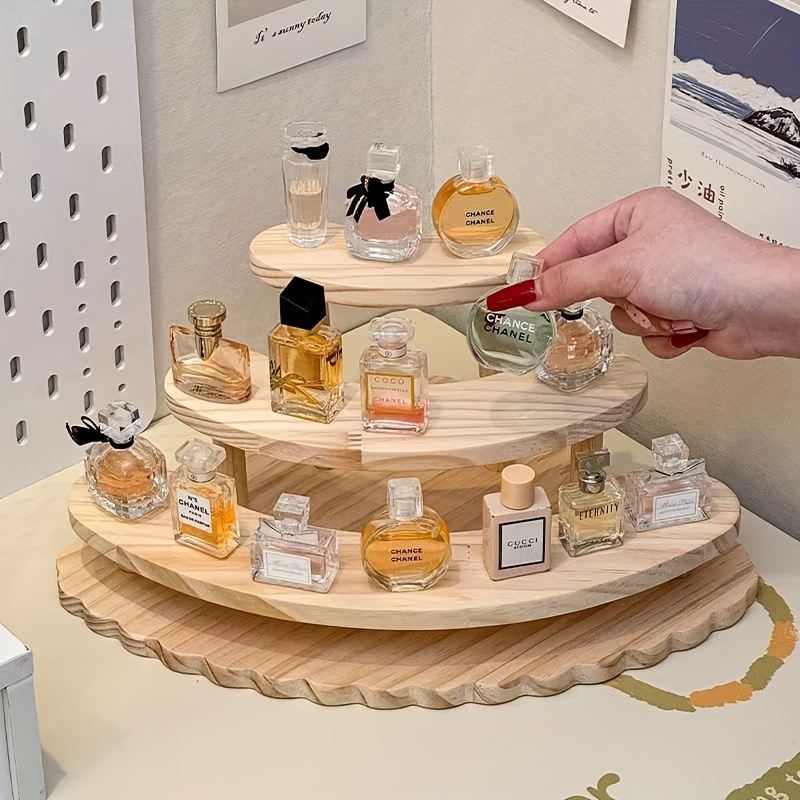 3 Tier Wooden Display Riser St - Perfume Villa Fragrance recensione e prezzo