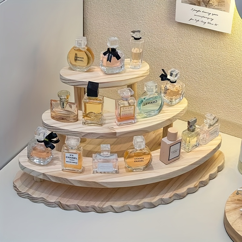 3 Tier Wooden Display Riser St - Perfume Villa Fragrance recensione e prezzo