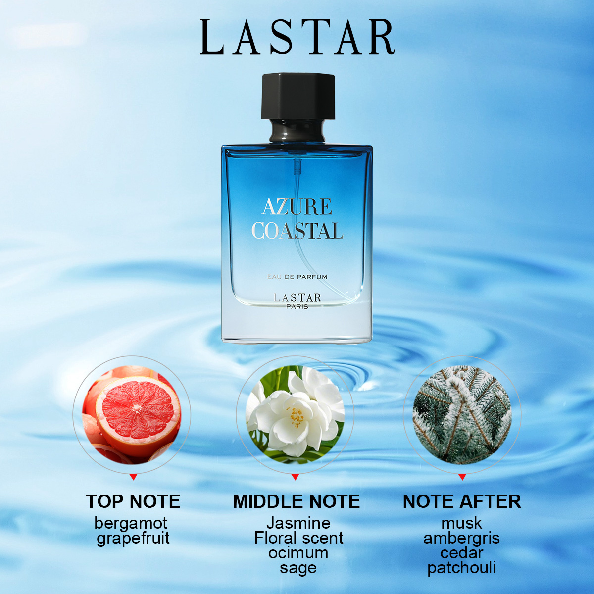 LASTAR men perfume, Two bottle - Perfume Fragrance Bottle recensione e prezzo