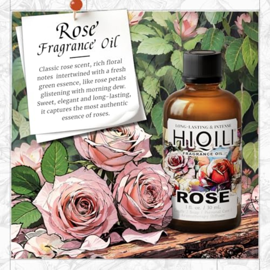 HIQILI Rose Fragrance Oil for  - Perfume Fragrance Essential Oil recensione e prezzo