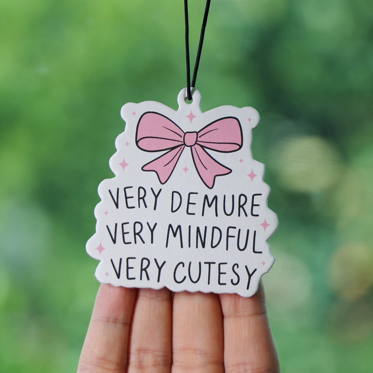 Pink Love Bow Quotes Car Aroma - Fragrance Quotes recensione e prezzo
