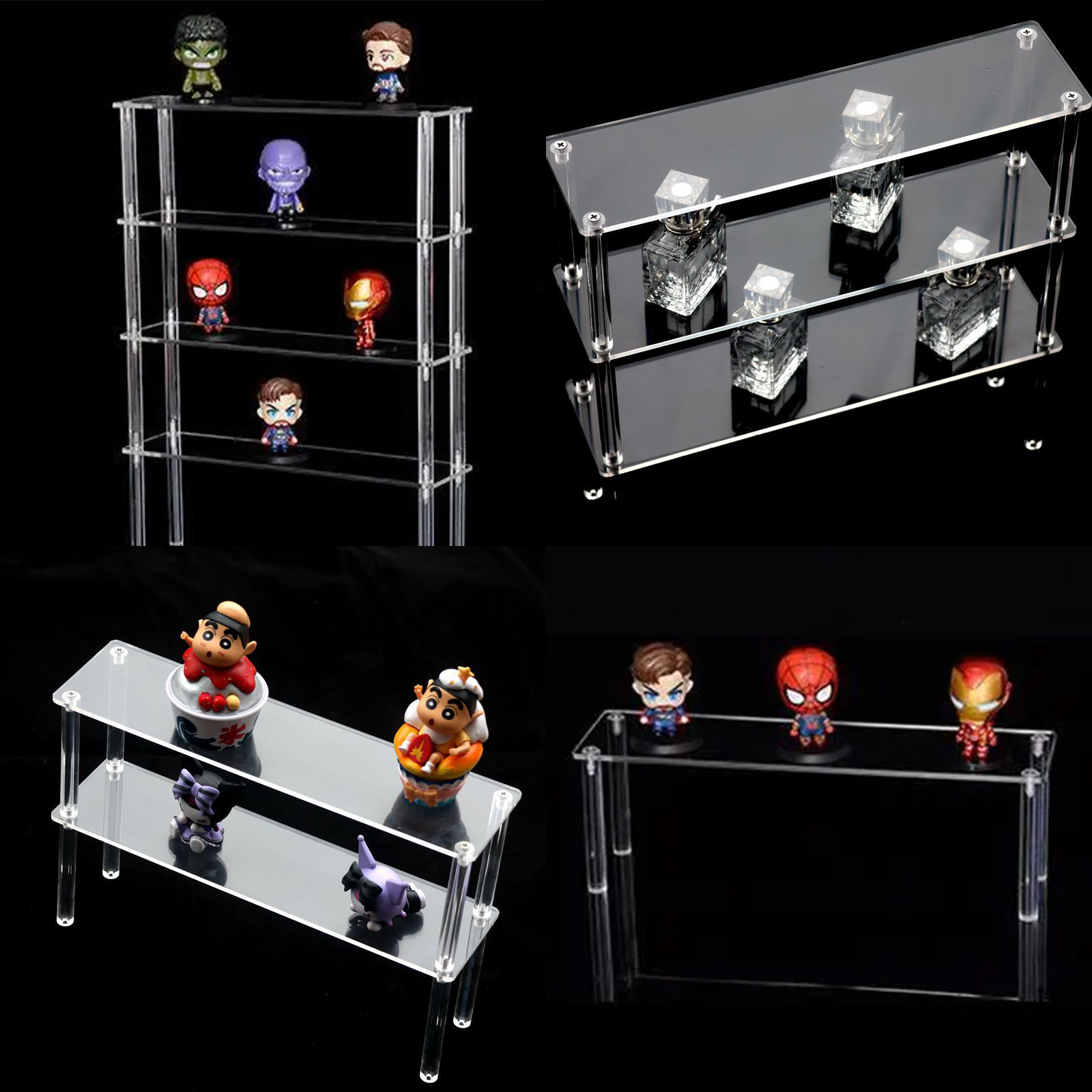 1-4 Tier Clear Acrylic Vertica - Perfume Villa Fragrance recensione e prezzo