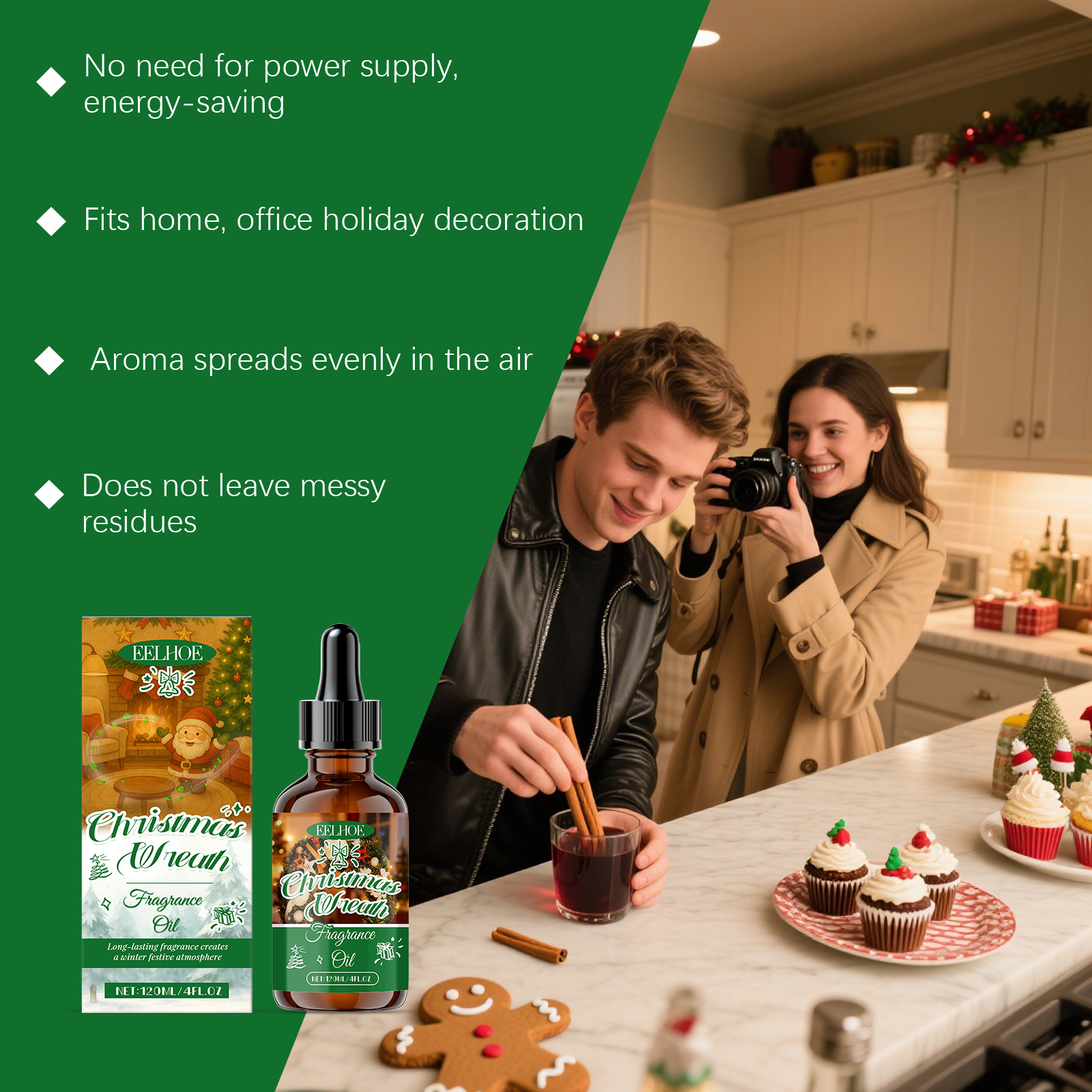 Eelhoe Christmas Warm Aromathe - Perfume Fragrance Essential Oil recensione e prezzo