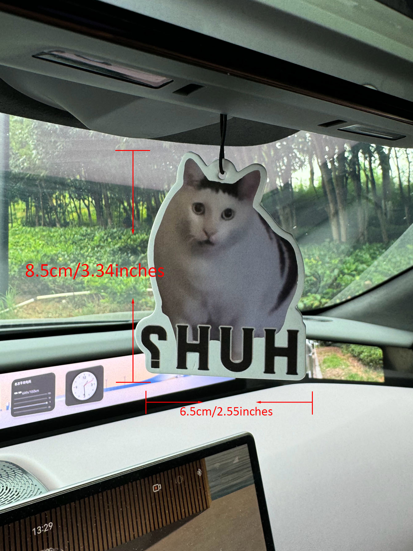Huh? Cute White Cat Emoji Car  - Perfume Fragrance Emoji recensione e prezzo