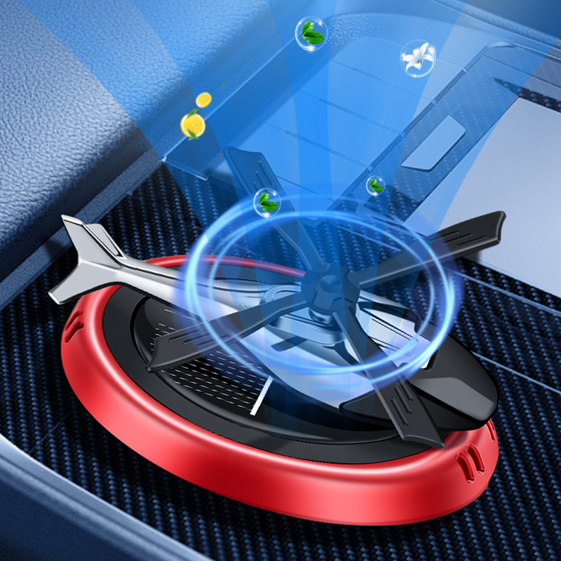 Helicopter Solar Rotating Car  - Perfume Gardenia Fragrance recensione e prezzo