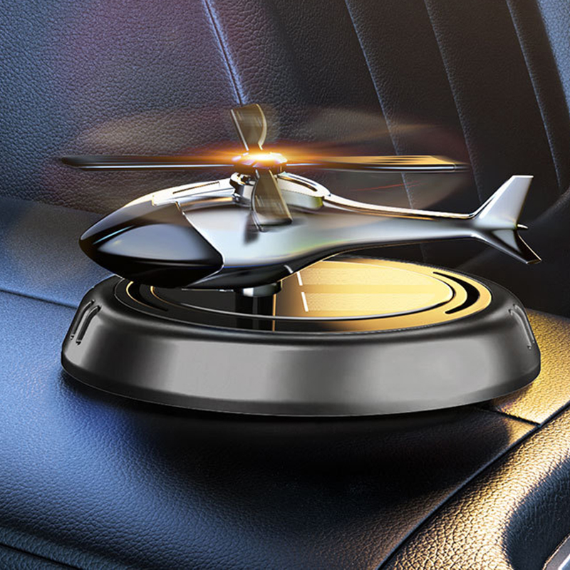 Helicopter Solar Rotating Car  - Perfume Gardenia Fragrance recensione e prezzo