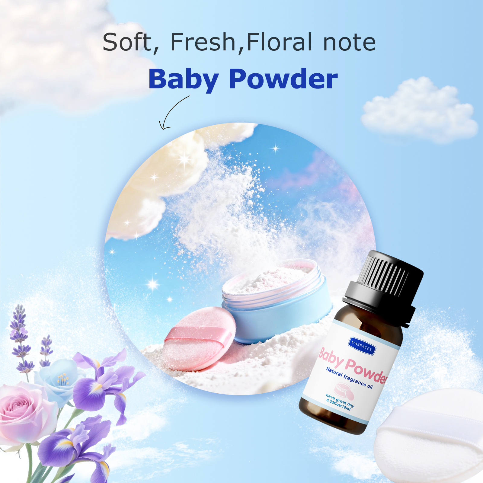 10ml Baby Powder Essential Oil - Perfume Fragrance Oil recensione e prezzo
