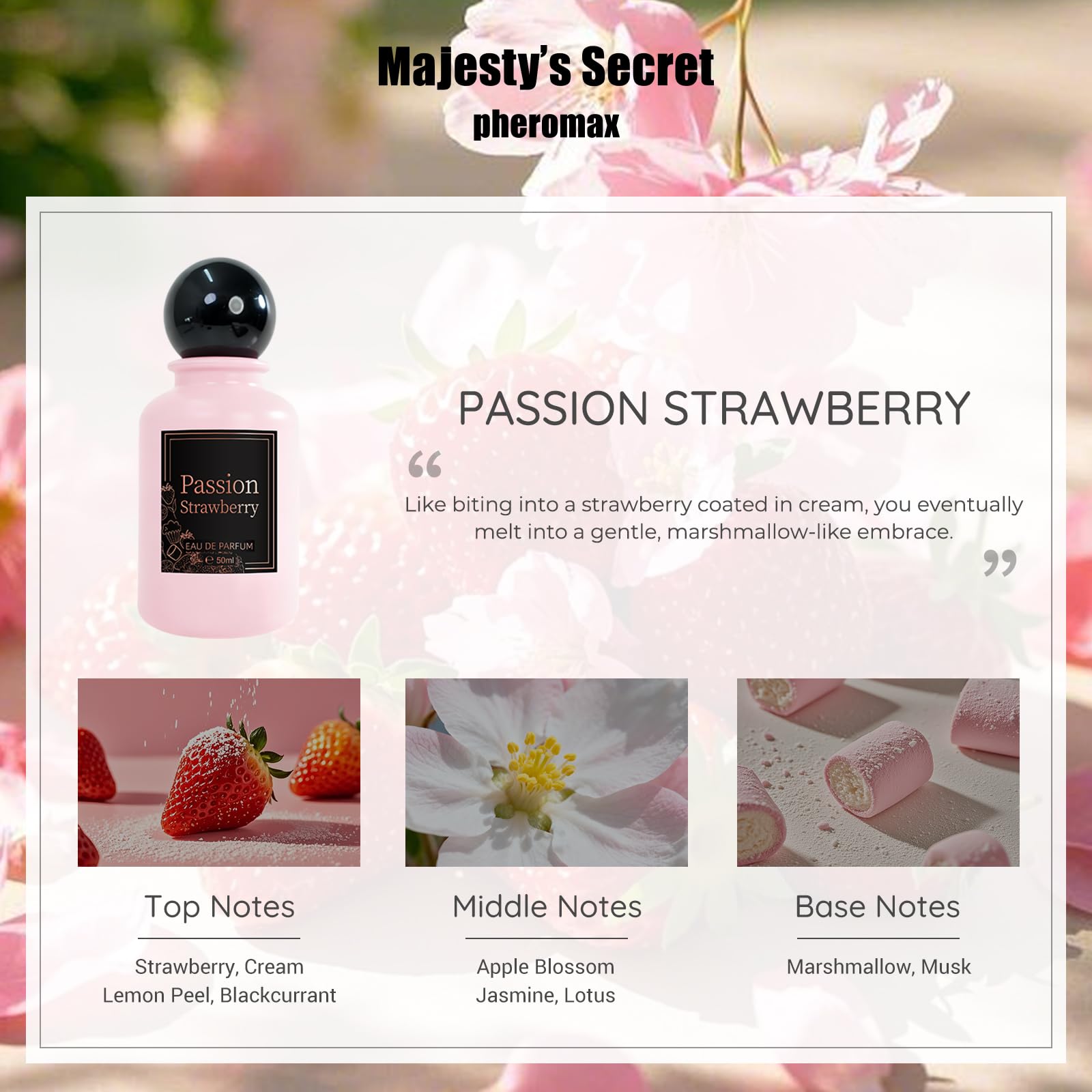 Passion Strawberry Eau De Parf - Perfume Fragrance Bottle recensione e prezzo